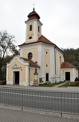 Wall Mural - old church, village Neslovice, Moravia,Czech republic, Europe