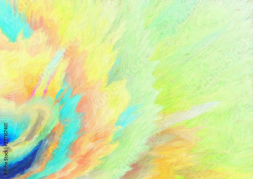 Colorful oil painting abstract art texture with brush strokes. Vintage Style ...