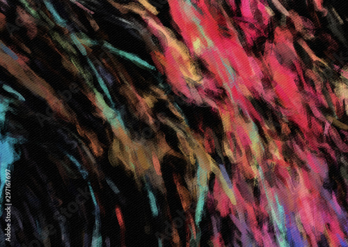 Colorful oil painting abstract art texture with brush strokes. Vintage Style ...