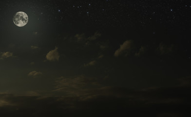 Wall Mural - big moon