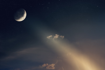 Wall Mural - big moon