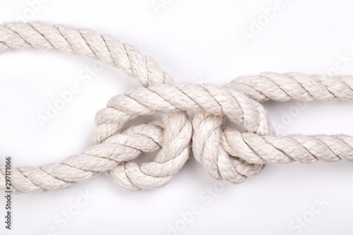 Obraz Dibond Fragment of a nautical rope