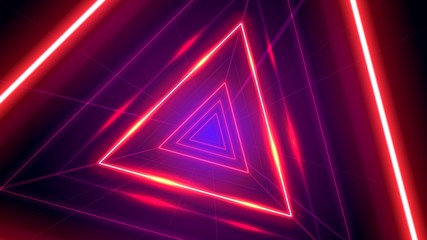 Wall Mural - futuristic abstract colorful vector background with glowing electric bright neon lines . abstract mo