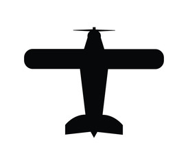 Poster - airplane icon