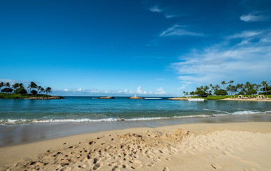 tropical beach and sea