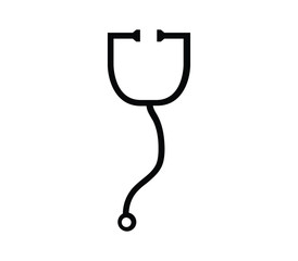 Poster - stethoscope icon