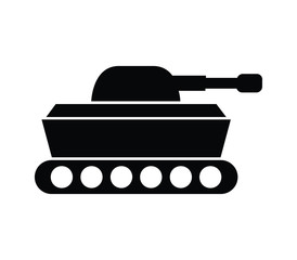 Wall Mural - tank icon