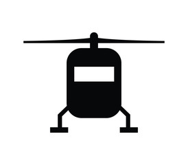 Wall Mural - helicopter icon