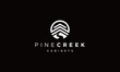 pine creek logo Vectors Royalty design inspiration