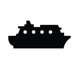 Sticker - boat icon