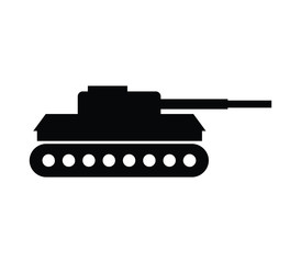 Wall Mural - tank icon