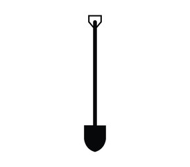 Canvas Print - shovel icon