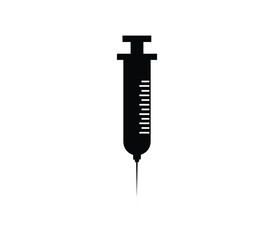 Canvas Print - syringe icon