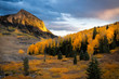 Fall Sunset on Mt Crested Butte