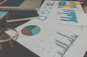 business documents graph financial