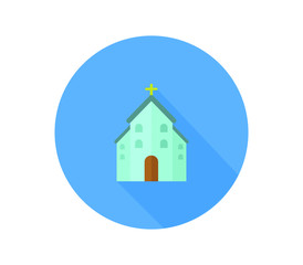 Sticker - church icon