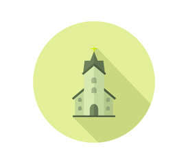 Sticker - church icon