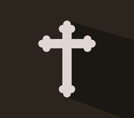 Canvas Print - religious cross icon