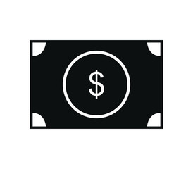 Canvas Print - dollars icon