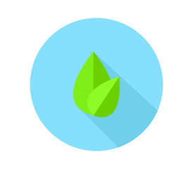 Poster - leaves icon