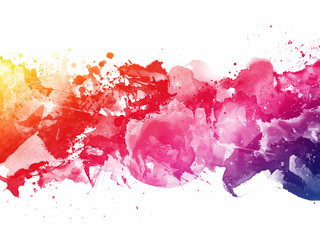 Wall Mural - Colorful Abstract Artistic Watercolor Paint Background