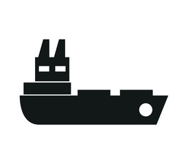 Wall Mural - ship icon