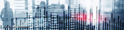 Fotografía Concept of investing and analyzing a business
