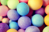 Fototapeta Kosmos - Colorful of sweet candy ball for Easter and Thanksgiving holidays season.