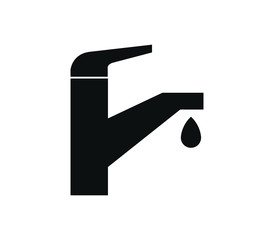 Wall Mural - faucet icon