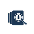 © paintermaster - Audit document icon in flat style