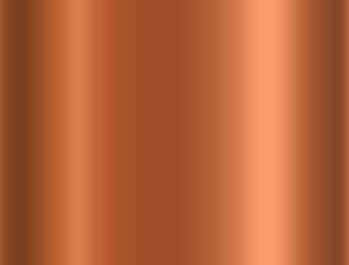 Copper foil texture background. Vector golden shine metallic gradient template antique color for border, frame, ribbon design.