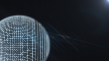 Concept of futuristic techno design abstract background.