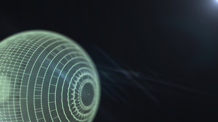 Concept of futuristic techno design abstract background.
