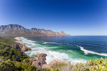 False Bay Coastline In South Africa 