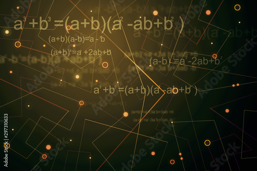 Creative dark geometric background