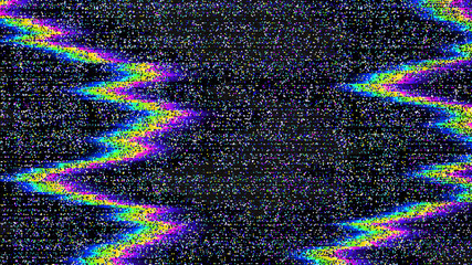 Glitch. Abstract shapes. Chaos. Pixel. Cyberpunk. Computer screen error. Digital design. Pixel noise. Virtual. TV signal fail. Futuristic. Glitch background.