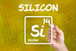 Symbol for the chemical element silicon