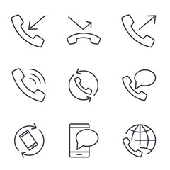 Aufkleber - Simple Set Communication icon template color editable. Communication Support and more symbol vector sign isolated on white background illustration for graphic and web design.