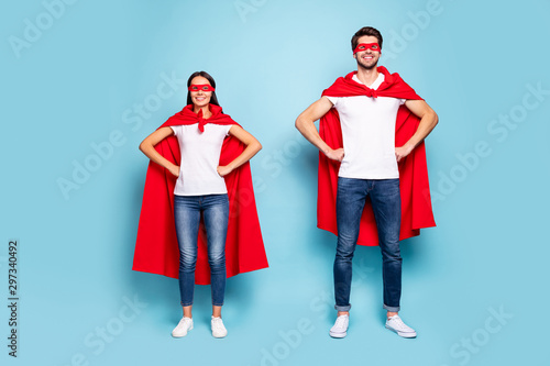 Fotografía Full length body size view of his he her she nice attractive content cheerful sp