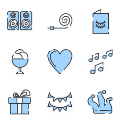 Leinwandbilder - Simple Set Party icon template color editable. Party pack symbol vector sign isolated on white background illustration for graphic and web design.