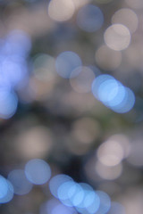 Wall Mural - bokeh night light , party in the night and Festival day, abstract bokeh blue and black color background