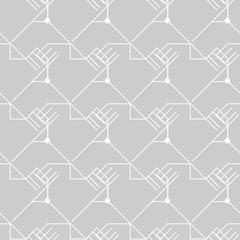 Seamless abstract geometric background or pattern for web sites and covers or fabrics, clothing, etc. Vector.