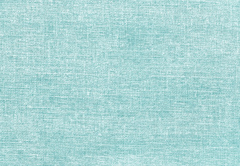 Wall Mural - Canvas pattern in cyan tone.