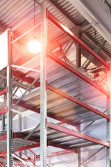 Fototapete - Interior of the new and modern warehouse space