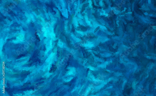 Abstract texture background. Digital painting in Vincent Van Gogh style artwo...