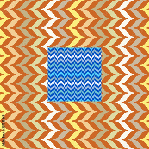 Seamless pattern textile with soft and warm texture.