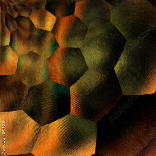 Psychedelic visual art abstract design pattern background, good for decorate ...