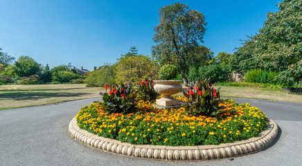 Wall Mural - Greenhouse botanical gardens in spring.