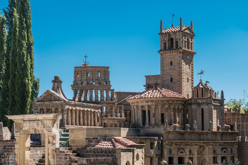 Scarzuola, the Ideal City, the surreal work of art designed by Tommaso Buzzi, Umbria, Italy