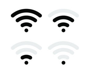 Wi-Fi icons vector design templat. vector symbol